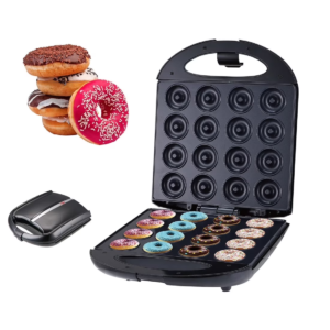 Wejox© DonutPro – 1400W Donut Maker, Nonstick Electric Doughnut Machine
